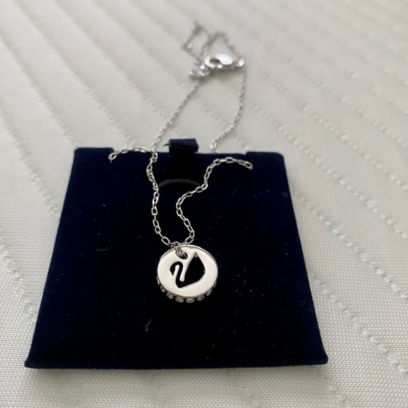 NWOT Swarovski Swan Necklace - Picture 2 of 2